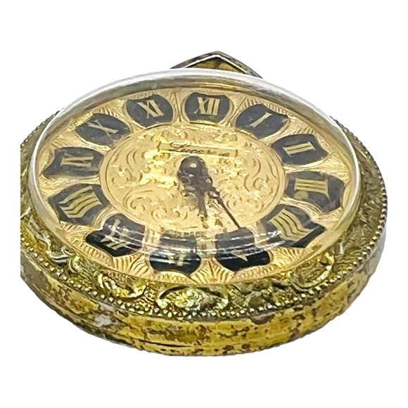 Lucerne Pendant Necklace Pocket Watch. Roman Numerals.Swiss Made.Wind Up.Vintage - Picture 3 of 8